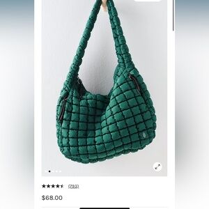 FP movement by Free People Quilted carryall in Forest Green